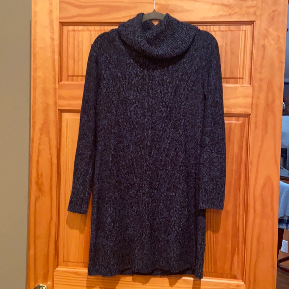 Dark Blue Sweater Tunic